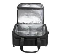 Generisch Organizer per scatola dei colori, grande volume, Oxford, con tracolla, portatile, con tasca extra per pennelli, per hobbistica