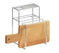 Generisch Organizer per taglieri, supporto per taglieri da cucina, , per teglie di biscotti, pentole, coperchi per armadio, piano di lavoro, cucina