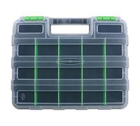 Generisch Organizzatore de Vis et Écrous - Conteneur Double Face 34 Compartiments | Rangement Petites Pièces | Pour Perles, Bijoux, Composants Électroniques, Loisirs Créatifs, Atelier, Bricolage