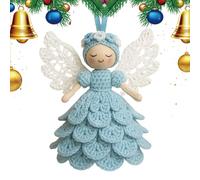 Generisch Ornamento a forma di angelo, riutilizzabili, decorazioni in filo colorato, per uomini, donne, adulti, bambini, ragazze, principianti, Natale, compleanno