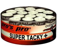 Generisch Overgrip Super Tacky Plus Tape - 30 fasce da tennis, colore: Bianco