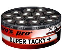 Generisch Overgrip Super Tacky Plus Tape - 30 fasce da tennis, colore: Nero