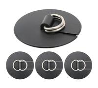 Generisch Paddle Board D Ring - 4 pezzi in PVC Paddleboard D Rings Accessories | Accessori gonfiabili da barca per Kayak Marine Fishing Deck Travel Commuting Touring