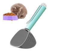 Generisch Pala per cibo per gatti - ABS, misurino per alimenti per animali con marcature | Pala per cibo per cani con comodo manico a clip, pala sigillata per riso, farina, so chicchi e cibo secco