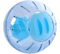 Generisch Palla da corsa per criceti, in plastica blu trasparente, 20 x 20 x 20 cm, trasparente, permeabile all'aria, per criceti siriani e piccoli animali, facile da pulire