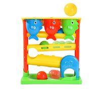 Generisch Palla giocattolo per bambini, 25 x 12,5 x 27 cm, gioco da tavolo scorrevole illuminato con musica, giocattolo educativo interattivo per l'apprendimento della sala giochi per ragazze