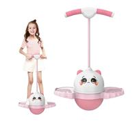 Generisch Palla per saltare per bambini, con manico, per bambini, divertente Balance Ball Trainer | Animal Tema per interni ed esterni, per adulti