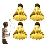 Generisch Palle da badminton luminose, gioco sportivo da 4 pezzi | Palle da badminton luminose a LED, adatte per parchi, spiagge, campeggi, feste, notti, attività all'aperto, giardini e
