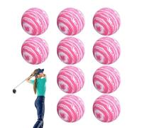 Generisch Palle da golf in spugna per interni, per esercizi di golf, per interni, 10 palline in spugna leggera, per la famiglia, per il riscaldamento della cavità interna, per l'uso