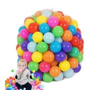 Generisch Palline da bagno - 7 cm colorate per bambini, per l'apprendimento in PP durevoli con colori vivaci | 50 pezzi giocattoli per le attività per ragazze, bambini in età