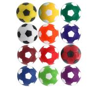 Generisch Palline da calcio balilla di ricambio per calcio balilla, 12 palline per il libero, accessori per calcio balilla, per feste, cene di famiglia, picnic