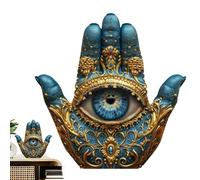 Generisch Palm Statue Evil Eye Hand Decor - Scultura decorativa | Camera da letto malvagie mani degli occhi ornamento per la casa, il bibliotecario, statua di protezione spirituale per l'ufficio del