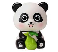 Generisch Panda Wobbler, decorazione per cruscotto, 2,76 x 2,56 x 3,5 pollici, effetto decorativo, figura a energia solare, simpatico giocattolo per interni per auto, camion, ufficio