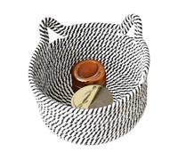 Generisch Panier Rangement Mignon | Bacs Tissés En Coton | Panier Organator Oreilles Chat Pour Chambre Bébé | Rangment Jouets Cosmétiques Snacks Décoration Maison