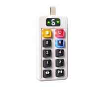 Generisch Pannello sensoriale interattivo educativo con batteria | Il gioco ad alta frequenza migliora l'apprendimento, compatto, 8 x 3 x 18,5 cm, perfetto per la scuola materna e le attività