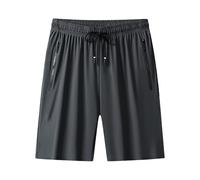 Generisch Pantaloncini da donna ad asciugatura rapida Iced Active Shorts da donna Costume da bagno con pantaloncini da donna, grigio., XL