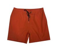 Generisch Pantaloncini da spiaggia da uomo, in nylon, quattro elastici, taglie forti, traspiranti, elastici, design con tasche, Colore: arancione., M