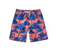Generisch Pantaloncini da spiaggia per bambini grandi, pantaloni corti da nuoto, per ragazzi, per il tempo libero, crema solare, pantaloni da spiaggia, costume da bagno per cinque minuti, Blu scuro