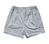 Generisch Pantaloncini da uomo per la riabilitazione post-operatoria, per pazienti da letto con frattura, vestibilità ampia, tessuto puro, adatti per l'estate, grigio chiaro., S