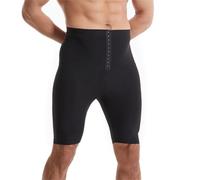 Generisch Pantaloncini da uomo per sauna, pantaloni dimagranti, pantaloni da corsa, pantaloni termici, sudorazione, pantaloni da sauna, pantaloncini per controllo addominale, pantaloni modellanti, R