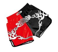 Generisch Pantaloncini professionali Muay Thai per allenamento intensivo di arti marziali con divisione laterale, vestibilità flessibile per la massima libertà di movimento in MMA Altri sport ad alte