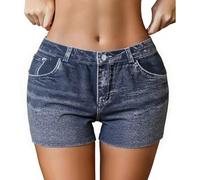 Generisch Pantaloncini senza cuciture da donna con alta vestibilità stretta, comodi ed elastici, traspiranti nella vita di tutti i giorni nel tempo libero durante i viaggi durante lo sport, biancheria