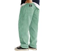 Generisch - Pantalone in corduroy da uomo, baggy, oversize, per jogging, comodo, invernale, elegante, per il tempo libero, sportivo, lungo, da allenamento, da corsa, a gamba dritta, a gamba larga