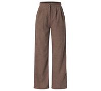 Generisch - Pantaloni a coste da donna, gamba larga, termici, con bottone, elasticizzati in vita, in corduroy, pantaloni invernali caldi, per il tempo libero, jogging, comodi, in tessuto, pantaloni da