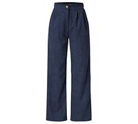 Generisch - Pantaloni a coste da donna, gamba larga, termici, con bottone, elasticizzati in vita, in corduroy, pantaloni invernali caldi, per il tempo libero, jogging, comodi, in tessuto, jeans a