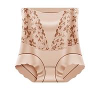 Generisch Pantaloni battericidi da donna in plastica a vita alta per una protezione ottimale e un comfort discreto, beige., L