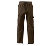Generisch Pantaloni cargo da uomo, elasticizzati, taglia 3XL, con tasche diverse, per il tempo libero, lunghi, per attività all'aria aperta, a gamba dritta, tinta unita, basic da trekking, classici e