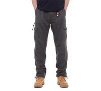 Generisch Pantaloni cargo da uomo in pile, imbottiti, invernali, con tasche multiple, pantaloni da trekking, pantaloni da lavoro, pantaloni da trekking, pantaloni da caccia, pantaloni militari