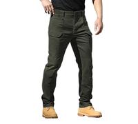 Generisch Pantaloni cargo da uomo lunghi, leggeri e resistenti, con molte tasche, taglio largo, ideali per attività all'aperto, avventure di escursionismo, viaggi e per la vita quotidiana nel tempo