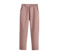 Generisch Pantaloni casual da ragazzo per la scuola, comodi pantaloni con elastico in vita frontale piatto, abiti classici per l'inizio della stagione, Rosa chiaro., 13- 14 anni