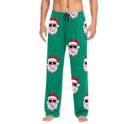 Generisch Pantaloni casual da uomo alla moda come comodi, per un relax elegante in ogni stagione, Verde scuro, L