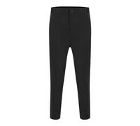 Generisch Pantaloni chino da uomo, lunghi, da lavoro, da uomo, slim fit, casual, tinta unita, dritti, morbidi, comodi, per il tempo libero, da trekking, traspiranti, per la vita quotidiana, Nero , XS