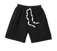 Generisch Pantaloni corti per ragazzi pantaloncini pantaloni 2025 estivi per bambini vestiti estivi pantaloni per bambini pantaloncini elastici casual ragazze ragazzi set per bambini, Nero , 5-6 Anni