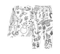 Generisch Pantaloni da bambina a maniche lunghe fai da te Doodle Craft, set per bambini e creativi, da dipingere, versatili, comodi, lavabili in lavatrice, per tutti i giorni, bianco, 3-4 Jahre
