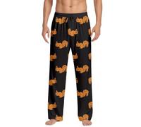 Generisch Pantaloni da donna alla moda per il tempo libero con elastico in vita per le attività all'aperto morbide e rilassanti ore nelle proprie quattro pareti, Nero , XL