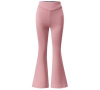 Generisch Pantaloni da fango per bambina, taglia 5, 14 anni, divisa per la scuola, pantaloni da bambina con fori, Colore: rosa., 7-8 Anni