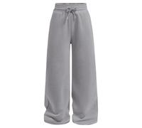 Generisch Pantaloni da jogging casual con gamba dritta, comodo elastico in vita, ideali per giocare tutti i giorni, grigio chiaro., 5-7 anni