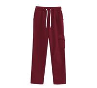Generisch Pantaloni da jogging da donna per il tempo libero, vita alta, pantaloni comodi, morbidi elastici, vestibilità larga, per l'uso quotidiano, RD2, M