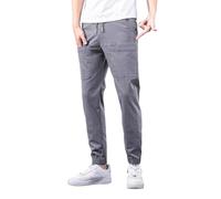 Generisch Pantaloni da jogging da uomo 2026, resistenti pantaloni cargo ad alta percentuale di elasticità e molte tasche per una libertà di movimento ottimale., grigio chiaro., 4XL