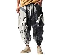 Generisch Pantaloni da jogging da uomo, lunghi da allenamento, ad asciugatura rapida, per il tempo libero, da uomo, fitness, palestra, da jogging, da uomo, con chiusura lampo laterale per uomo, # 1