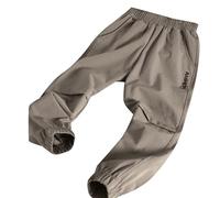 Generisch Pantaloni da jogging per bambini, per il tempo libero, con elastico in vita, cachi, 11-12 Anni