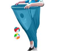 Generisch Pantaloni da nonna da gioco in giardino e nella nonna, per feste, giochi di lancio giganti con 2 palline per saltare - Sacco per patate, gioco di palla, ideale per riunioni di famiglia