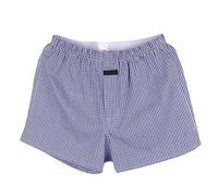 Generisch Pantaloni da uomo in puro cotone, taglio largo, con cuciture piatte, versatili, per notti riposanti, comodi pantaloncini per il tempo libero per l'uso quotidiano, Blu, XXL