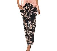 Generisch Pantaloni harem da donna, estivi, lunghi, boho, da spiaggia, leggeri, per il tempo libero, 1, 3XL