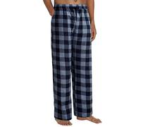 Generisch Pantaloni lunghi da uomo a quadretti, con tasche, morbidi, per il relax classico, elastico in vita per una vestibilità sicura nella vita di tutti i giorni, grigio., M