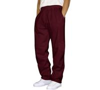 Generisch Pantaloni moderni da uomo, casual, per il tempo libero, con coulisse, pratica tasca per lo streetwear urbano, comfort, alla moda quotidiana, RD1, 3XL